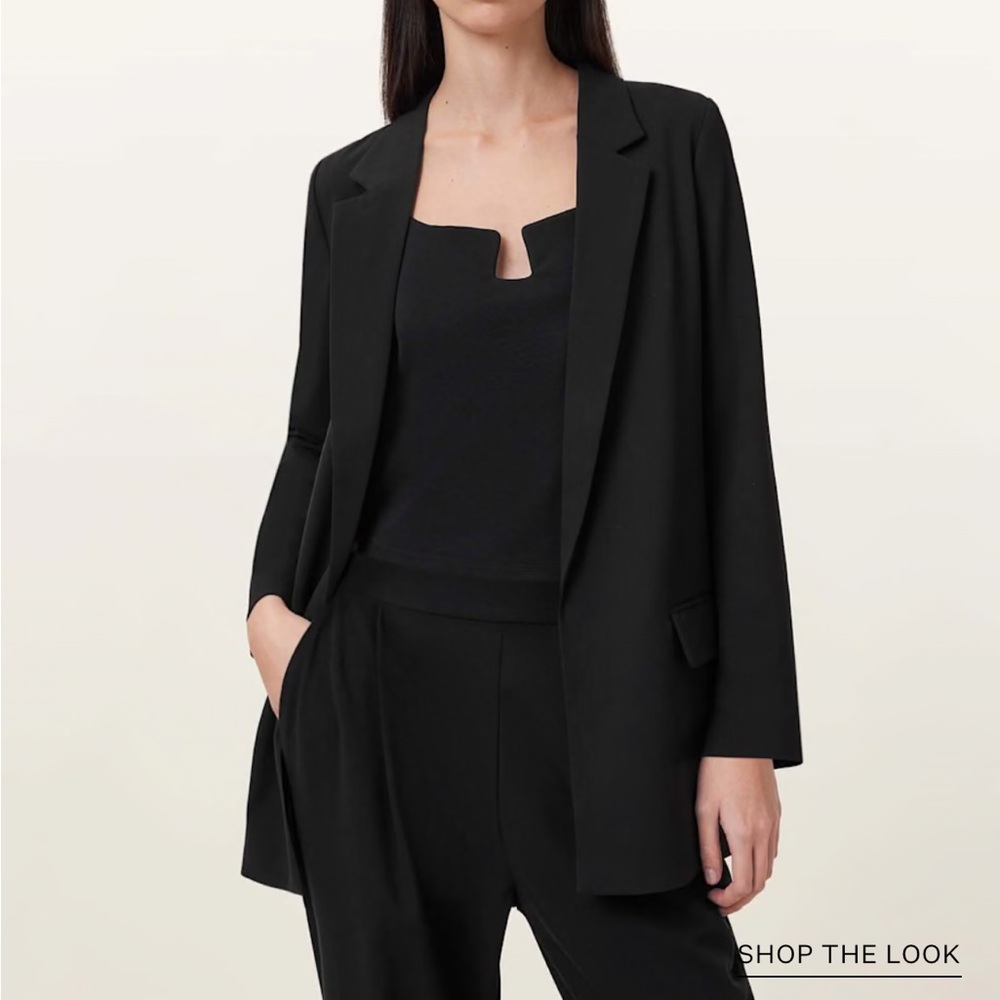 All Saints Charcoal Blazer